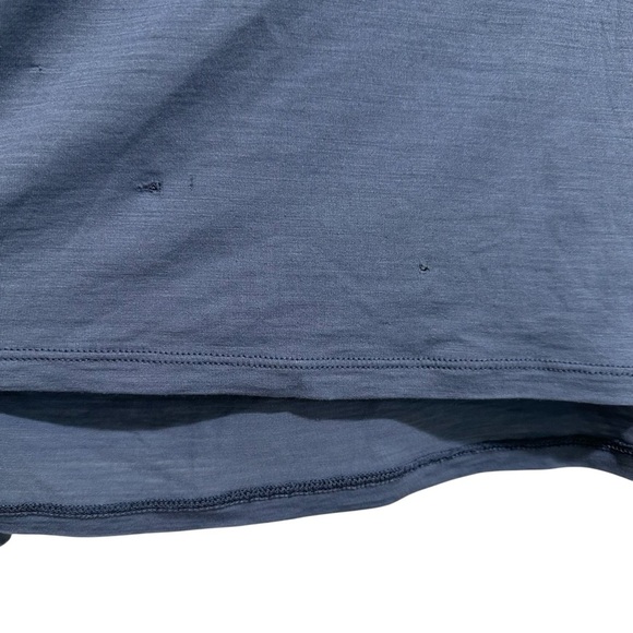 Patagonia Women's L Dusty Blue Long-Sleeved Capilene® Cool Merino Blend Shirt - Picture 3 of 6